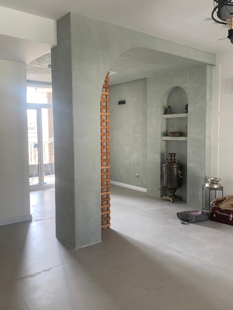نمونه کار میکروسمنت دیوار اجرا شده