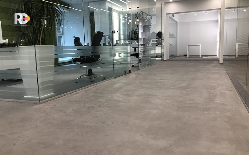نمونه کار اجرای کفپوش میکروسمنت
