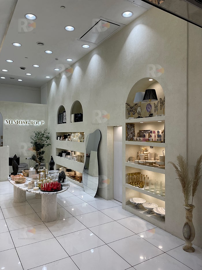 نمونه کار میکروسمنت دیوار و سقف